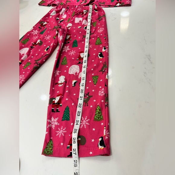 Carter's Pink Pajama Set with Winter Characters - Picture 8 of 8
